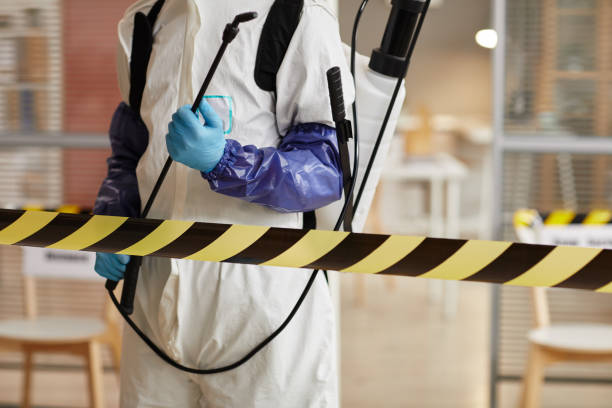 Professional Blood Cleanup technician working in Ridgecrest, FL